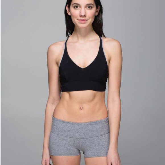 Lululemon Retreat Bra Mini Hazy Horizon Storm Mauve Bark Berry/Black 2 - Picture 3 of 16